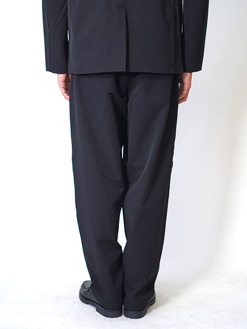 SALUTE HELM ワンタックワイドパンツ (66003) - Black 