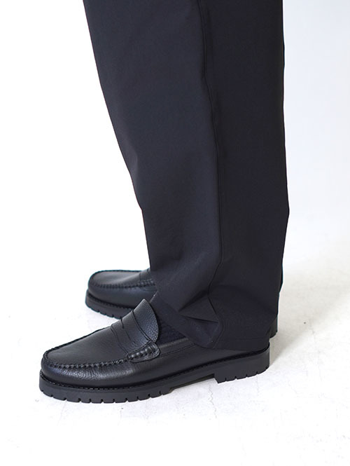 SALUTE HELM ワンタックワイドパンツ (66003) - Black 