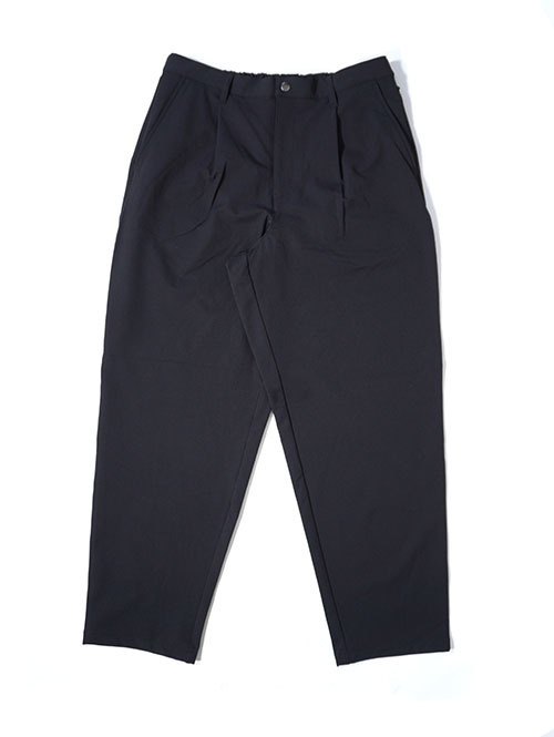 SALUTE HELM ワンタックワイドパンツ (66003) - Black 