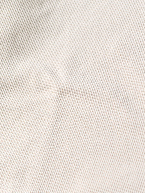 LOS ANGELES APPAREL Long Sleeve Heavy Thermal Crew Neck - Cream