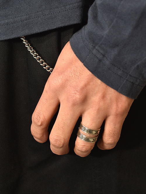 TOUAREG SILVER  2LINE リング