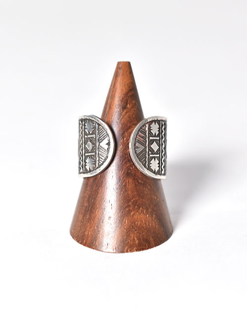 TOUAREG SILVER  2LINE リング