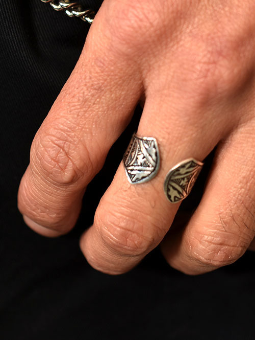 TOUAREG SILVER  BUTTERFLY リング