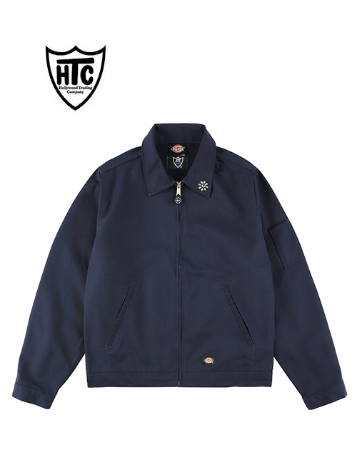 エトフ別注 HTC Dickies Eisenhower Jacket #Flower Stone Navy