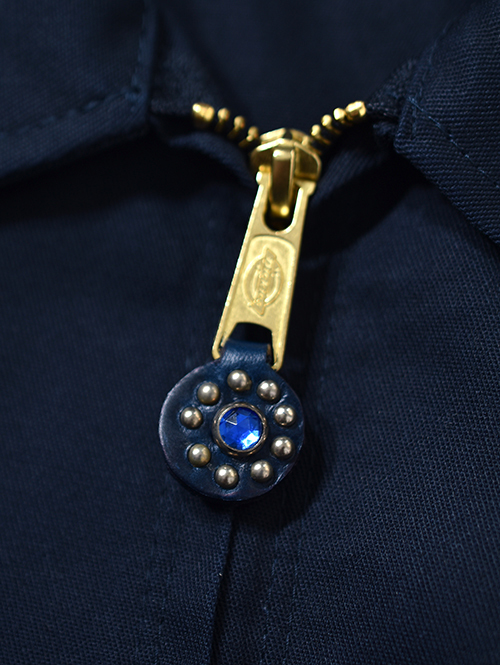 エトフ別注 HTC Dickies Eisenhower Jacket #Flower Stone Navy