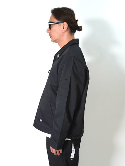 エトフ別注 HTC Dickies Eisenhower Jacket #Flower Stone Black