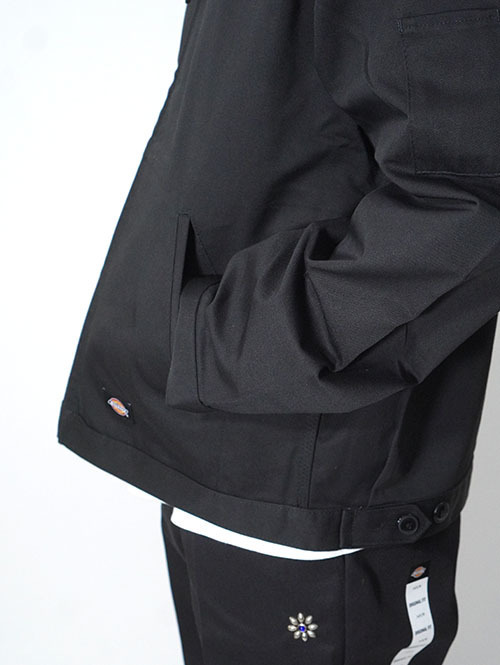 エトフ別注 HTC Dickies Eisenhower Jacket #Flower Stone Black