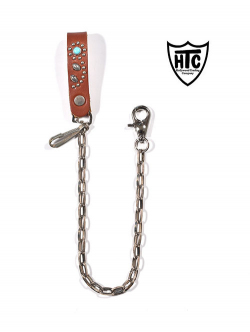 HTC 32 Flower TQ Wallet-Chain Brown