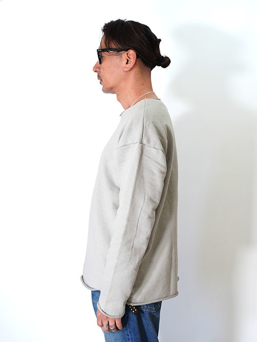 GRAB IN HOLLYWOOD  Vintage French Terry Relax Fit All Cut - Sand