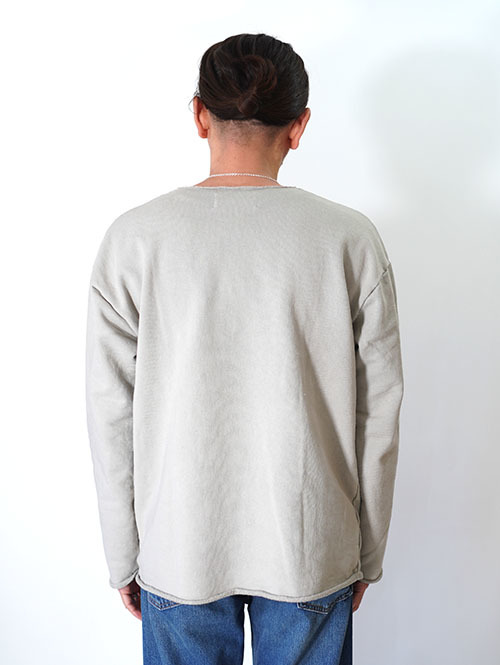 GRAB IN HOLLYWOOD  Vintage French Terry Relax Fit All Cut - Sand