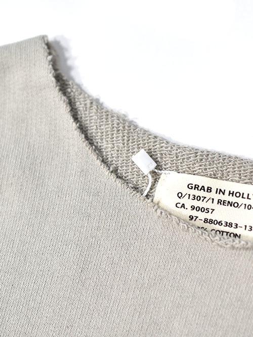 GRAB IN HOLLYWOOD  Vintage French Terry Relax Fit All Cut - Sand