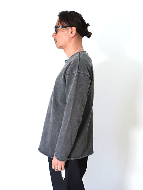 GRAB IN HOLLYWOOD  Vintage French Terry Relax Fit All Cut - Pig Black