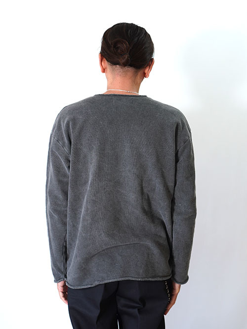 GRAB IN HOLLYWOOD  Vintage French Terry Relax Fit All Cut - Pig Black