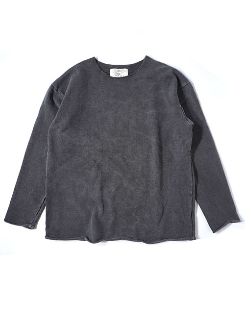 GRAB IN HOLLYWOOD  Vintage French Terry Relax Fit All Cut - Pig Black