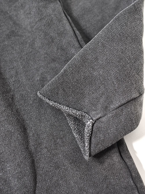 GRAB IN HOLLYWOOD  Vintage French Terry Relax Fit All Cut - Pig Black