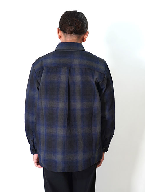 FB COUNTY オンブレワークシャツ