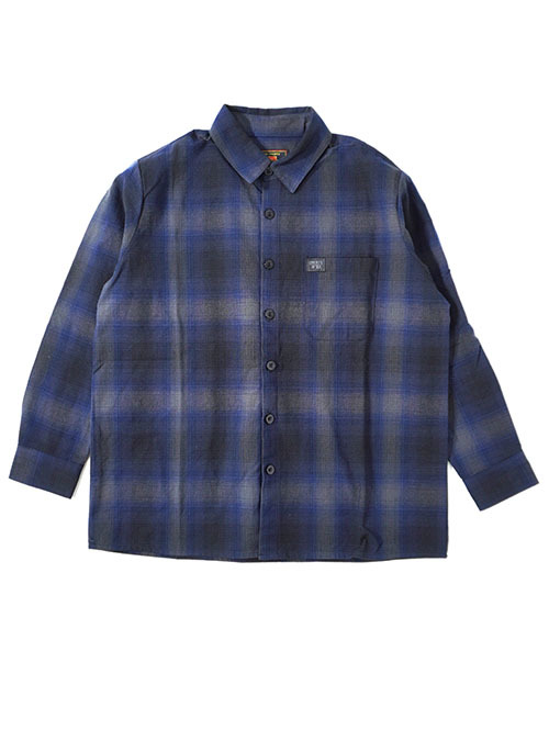 FB COUNTY オンブレワークシャツ