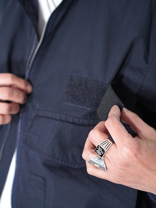 SPIEWAK  G-8 WEP JACKET SHORT - Vintage Navy									