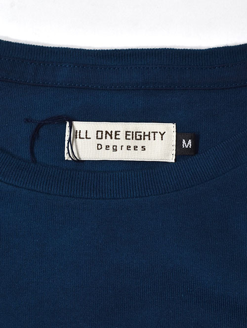 ILL ONE EIGHTY "WYOMING " TIE DYE L/S TEE - Navy