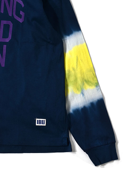 ILL ONE EIGHTY "WYOMING " TIE DYE L/S TEE - Navy