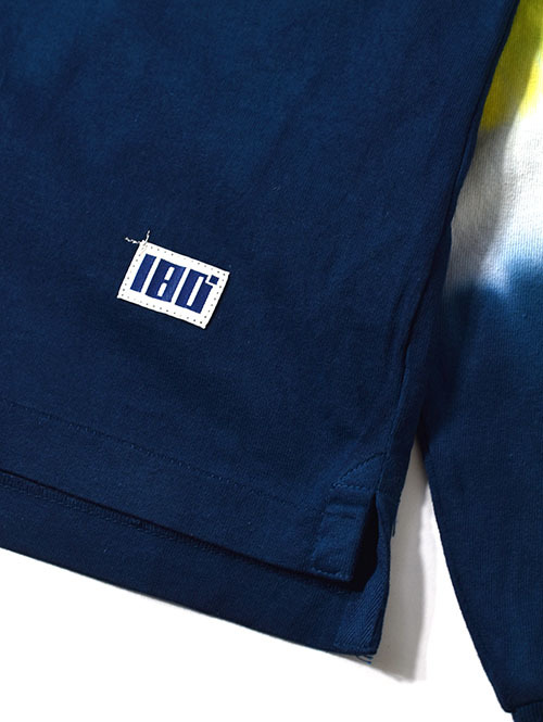 ILL ONE EIGHTY "WYOMING " TIE DYE L/S TEE - Navy