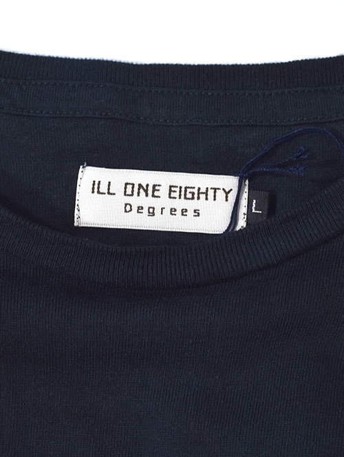 ILL ONE EIGHTY "WYOMING " TIE DYE L/S TEE　- Black