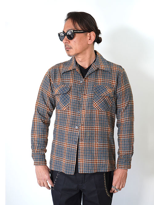 J.C. Penney MW  マシンウォッシャブルワークシャツ　ヴィンテージ-B