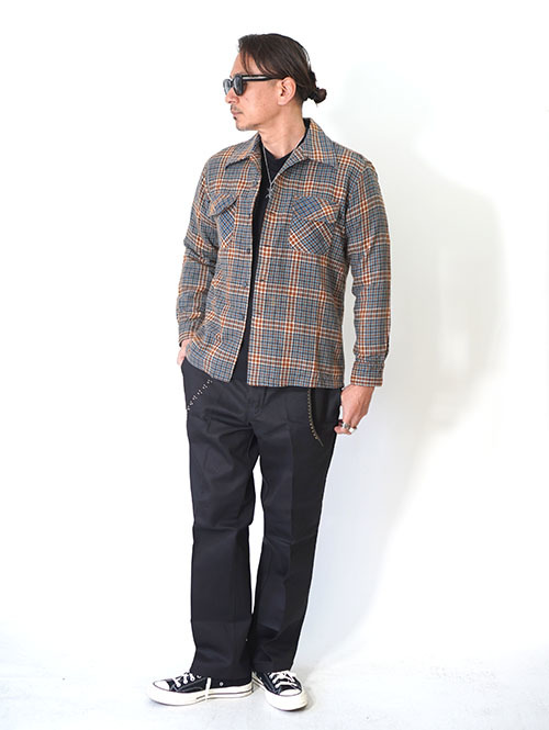 J.C. Penney MW  マシンウォッシャブルワークシャツ　ヴィンテージ-B