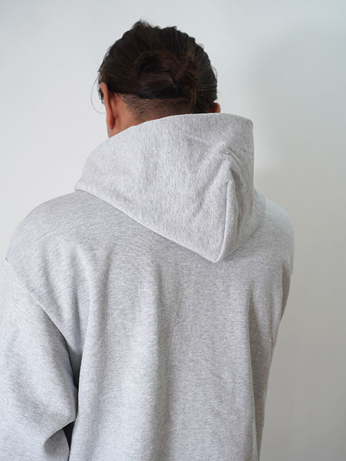LOS ANGELES APPAREL  14.oz HEAVY FLEECE ZIP UP HOODIE - Grey