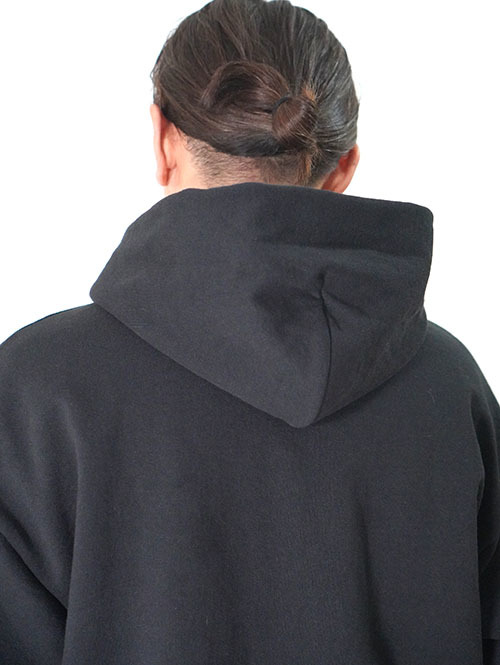 LOS ANGELES APPAREL  14.oz HEAVY FLEECE ZIP UP HOODIE - Black
