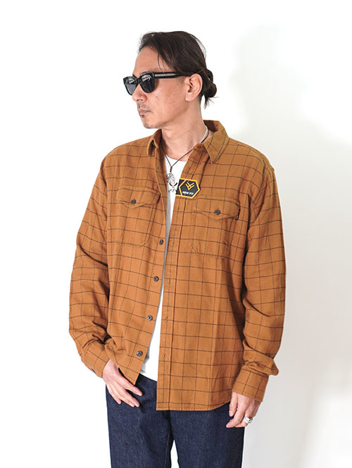 HAWX 　フランネルチェック　ワークシャツ