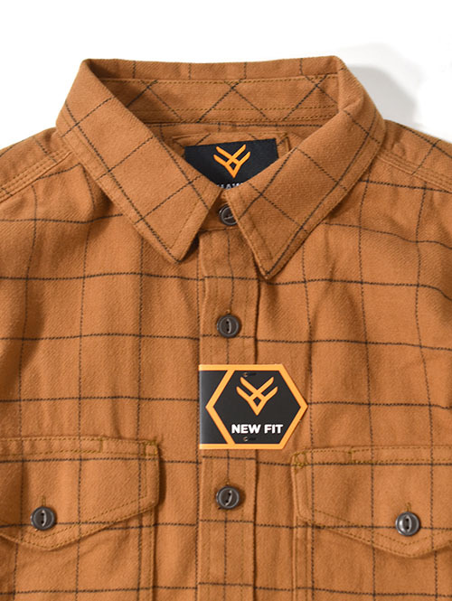 HAWX 　フランネルチェック　ワークシャツ