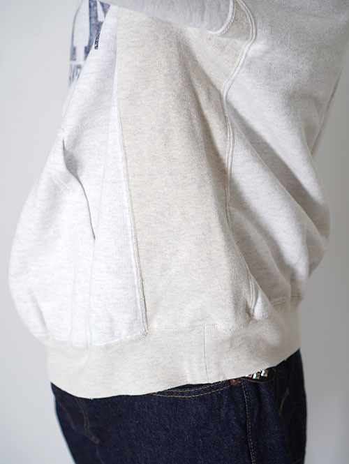 REMI RELIEF  NEW SP加工3飛び裏毛パーカー(TAFT)