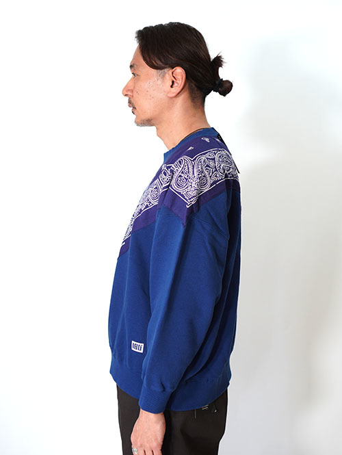 ILL ONE EIGHTY   Vintage Bandana Sweat Shirts - Navy
