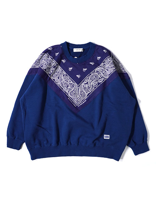 ILL ONE EIGHTY   Vintage Bandana Sweat Shirts - Navy