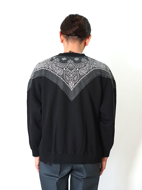 ILL ONE EIGHTY   Vintage Bandana Sweat Shirts - Black