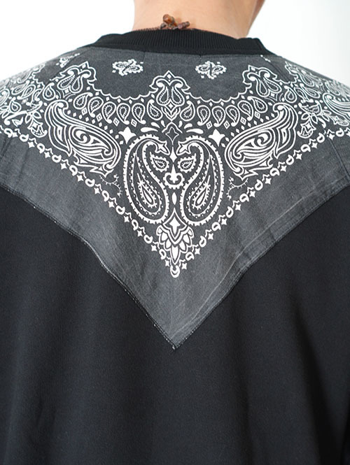ILL ONE EIGHTY   Vintage Bandana Sweat Shirts - Black