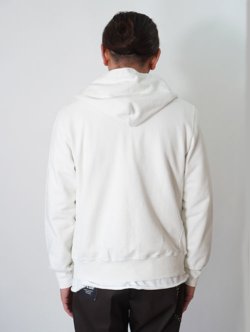 REMI RELIEF SP加工裏毛ZIPパーカー - Off White