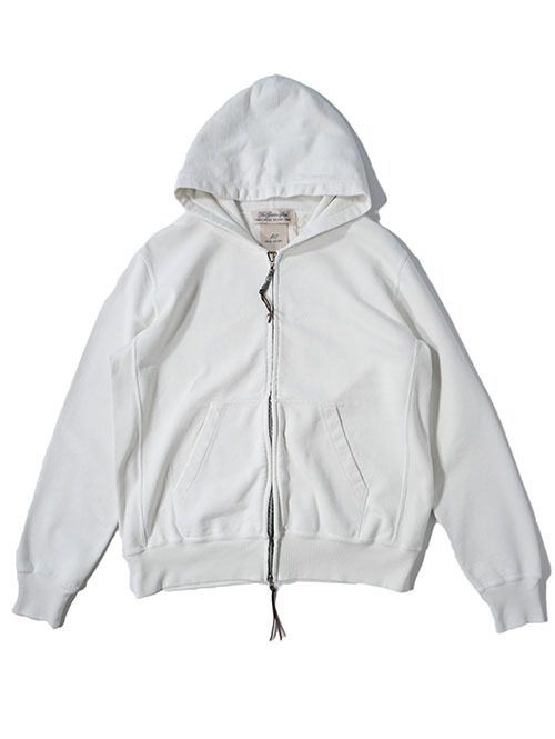 REMI RELIEF SP加工裏毛ZIPパーカー - Off White