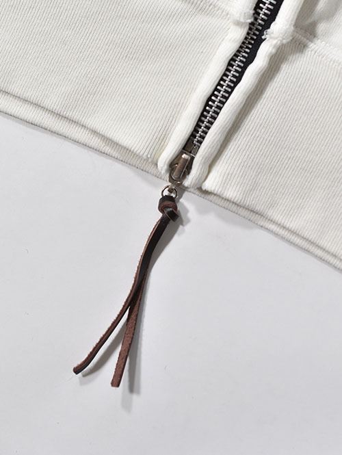 REMI RELIEF SP加工裏毛ZIPパーカー - Off White