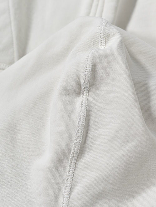 REMI RELIEF SP加工裏毛ZIPパーカー - Off White