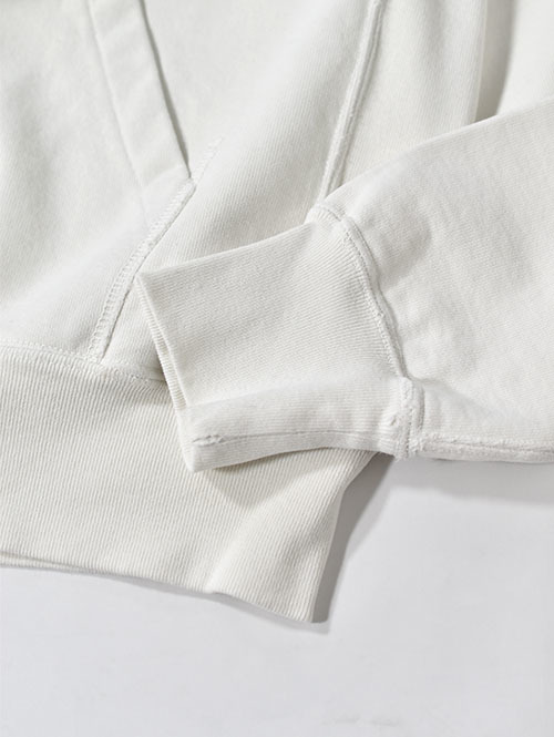 REMI RELIEF SP加工裏毛ZIPパーカー - Off White