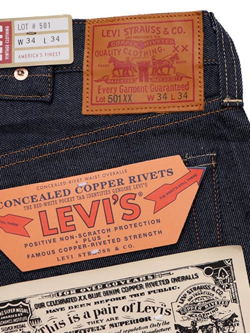 LEVI'S VINTAGE CLOTHING 1937-501 ジーンズ ORGANIC リジッド 
