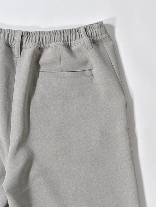 SALUTE HELM  梳毛トップ調ダブルクロス リラックスワイドパンツ (66004)