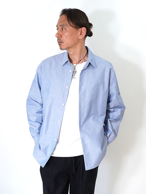 LA MOND  PREMIUM HEAVY OX SHIRT - Sax