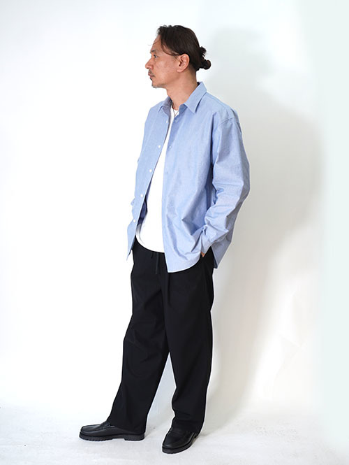 LA MOND  PREMIUM HEAVY OX SHIRT - Sax