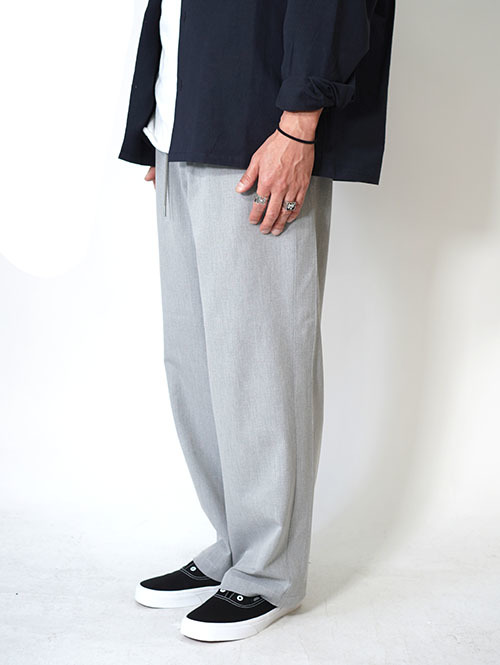 SALUTE HELM  VISLY TWILLサイド切替ワイドパンツ(66006) Grey