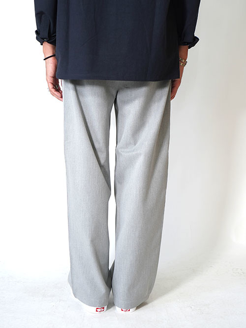 SALUTE HELM  VISLY TWILLサイド切替ワイドパンツ(66006) Grey