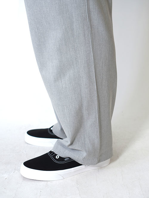 SALUTE HELM  VISLY TWILLサイド切替ワイドパンツ(66006) Grey