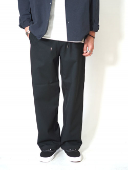 SALUTE HELM  VISLY TWILLサイド切替ワイドパンツ(66006) Black